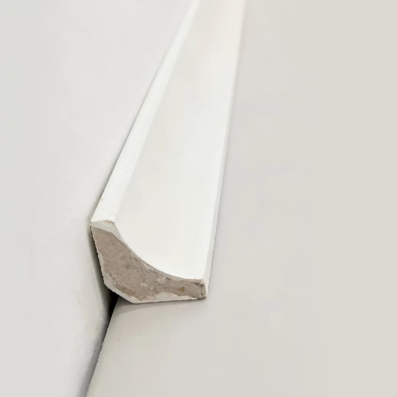 Moldagem de canto interno de madeira maciça/Moldagem Scotia (Filler-Primed) - Branco 3/5'x3/5'